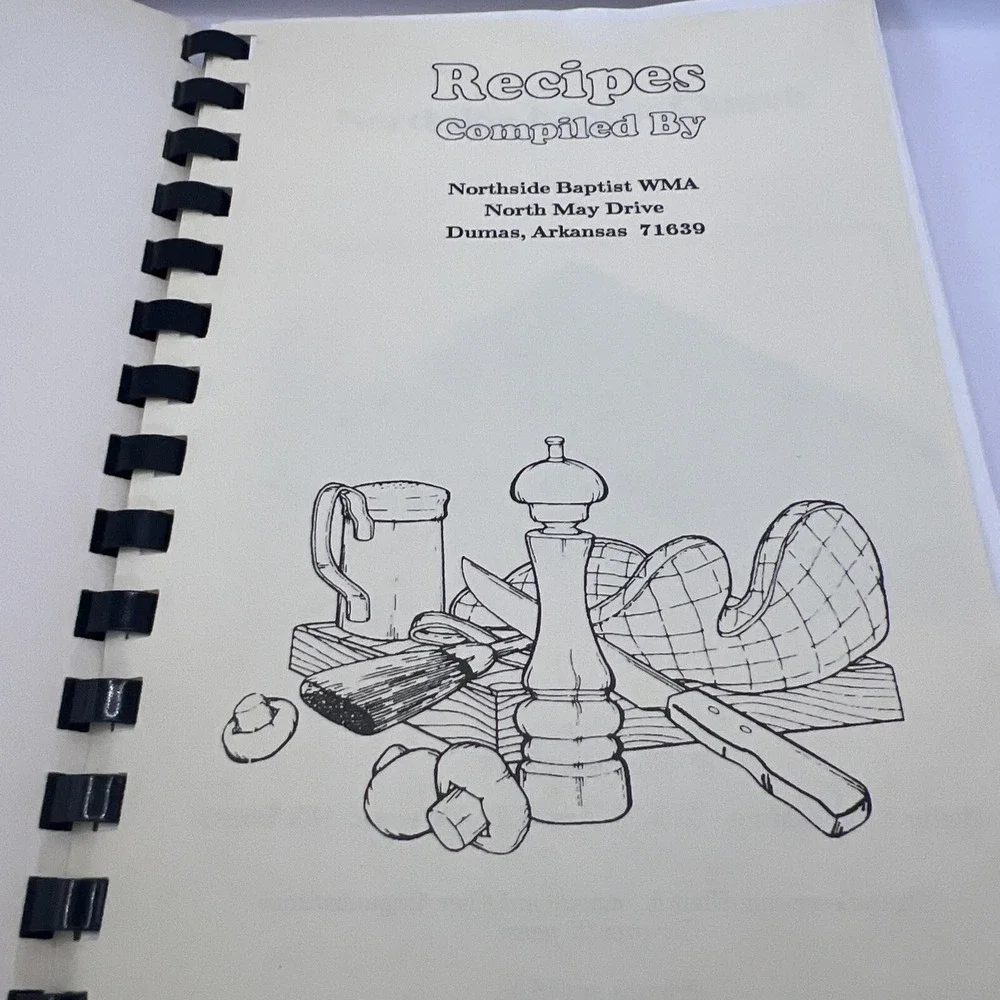 Northside Baptist Church Berry Delicious Spiral Cookbook Dumas, AR‎ 1997